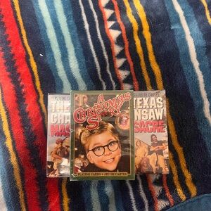 A Christmas Story and Texas chainsaw Playing Cards Set